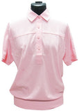 Leon Levin Womens Short Sleeve Banded Bottom 104 Carnation