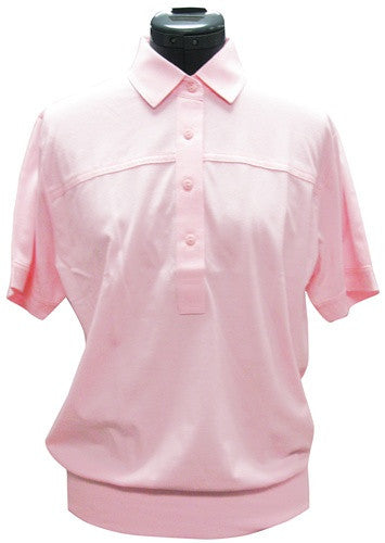 Leon Levin Womens Short Sleeve Banded Bottom 104 Carnation