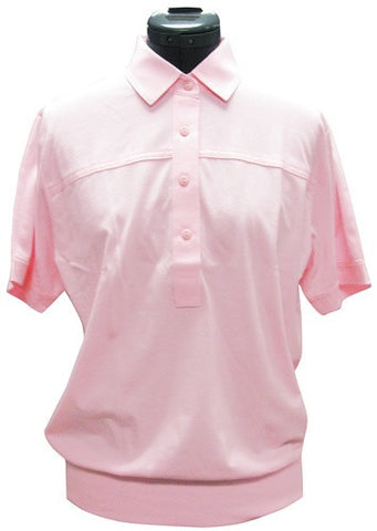 Leon Levin Womens Short Sleeve Banded Bottom 104 Carnation