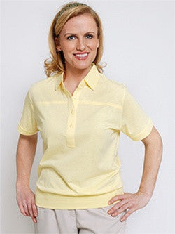 Leon Levin Womens Short Sleeve Banded Bottom 104 Lemonade