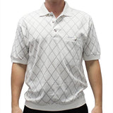 Safe Harbor Allover Short Sleeve Banded Bottom Shirt 112014