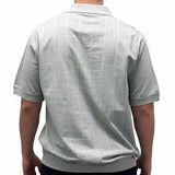 Classics by Palmland Allover Short Sleeve Banded Bottom Shirt 112018
