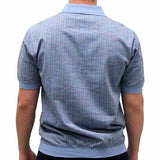 Classics by Palmland Allover Short Sleeve Banded Bottom Shirt 112022
