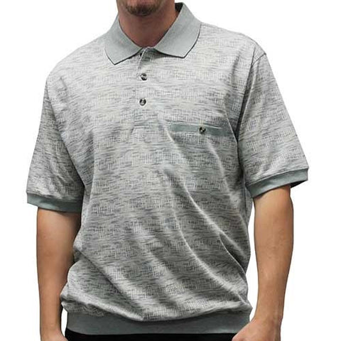 Safe Harbor Allover Banded Bottom Shirt - 112066BT