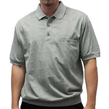 Safe Harbor Allover Short Sleeve Banded Bottom Shirt 112105