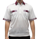 Classics By Palmland Knit Short Sleeve Banded Bottom Shirt 6010-646 Burgundy