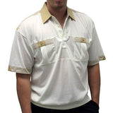 Classics By Palmland Knit Short Sleeve Banded Bottom Shirt 6010-646 Taupe