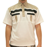 Classics By Palmland Knit Short Sleeve Banded Bottom Shirt 6010-673 Taupe