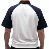 Classics By Palmland Knit Short Sleeve Banded Bottom Shirt 6010-694 Navy