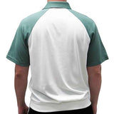 Classics By Palmland Knit Short Sleeve Banded Bottom Shirt 6010-694 Sage