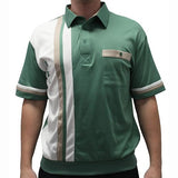 Classics By Palmland Knit Short Sleeve Banded Bottom Shirt 6010-BL17 Sage