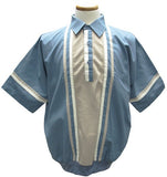 LD Sport Woven Banded Bottom Polo Shirt - 6030-402 - MarineBT