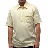 Palmland Solid Textured Short Sleeve Knit