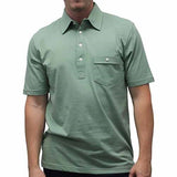 Palmland Solid Textured Short Sleeve Knit -Sage