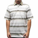Palmland Club S/S Tailored Collar Pocketed Knit - 6050-440 TAUPE
