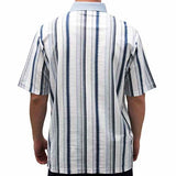 Palmland Club S/S Tailored Collar Pocketed Knit - 6050-445 LT BLUE