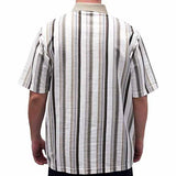 Palmland Club S/S Tailored Collar Pocketed Knit - 6050-445 TAUPE