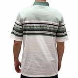 Palmland Club S/S Tailored Collar Pocketed Knit - 6050-446 SAGE