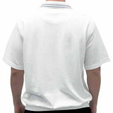 Safe Harbor French Terry Short Sleeve Banded Bottom Shirt 6070-200 White