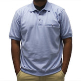 Safe Harbor Short Sleeve Banded Bottom Shirt 6070-231 Light Blue