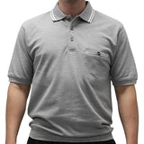 Safe Harbor Short Sleeve Banded Bottom Shirt 6070-234 Grey