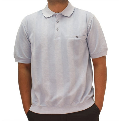 Classic By Palmland Short Sleeve Banded Bottom Shirt 6070-245 Light Blue