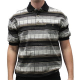 LD Sport Allover Short Sleeve Banded Bottom Shirt 6090-501