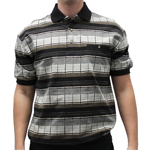 LD Sport Allover Short Sleeve Banded Bottom Shirt 6090-501