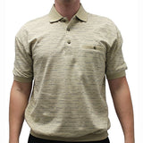 LD Sport Allover Short Sleeve Banded Bottom Shirt 6090-502