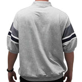 Classics By Palmland S/S Horizontal Pieced French Terry Banded Bottom 6090-628