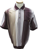 Classics by Palmland Vertical Stripe Knit Banded Bottom Shirt - 6090-802