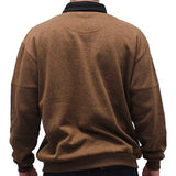 Classic by Palmland Two Tone Banded Bottom Shirt 6094-165B