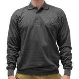 LD Sport Long Sleeve Banded Bottom Shirt 6096-400 GreyHT