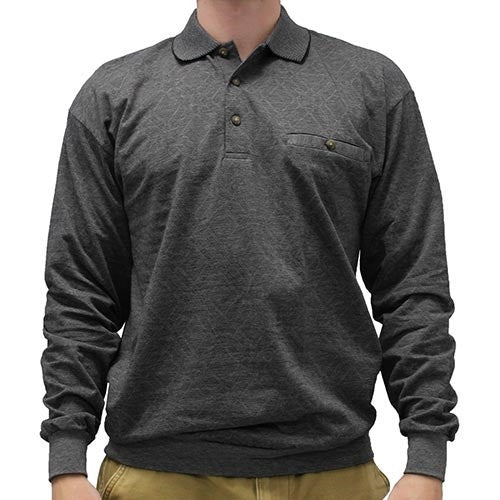 LD Sport Long Sleeve Banded Bottom Shirt 6096-400 GreyHT