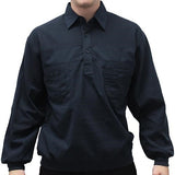 LD Sport Four Pocket Woven Long Sleeve Banded Bottom Shirt