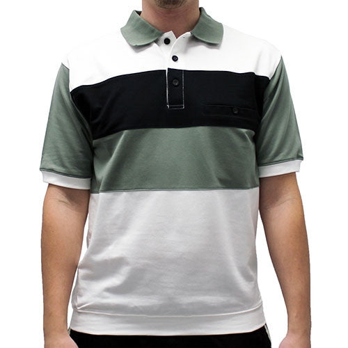 Safe Harbor Short Sleeve Banded Bottom Shirt 6190-112 Sage