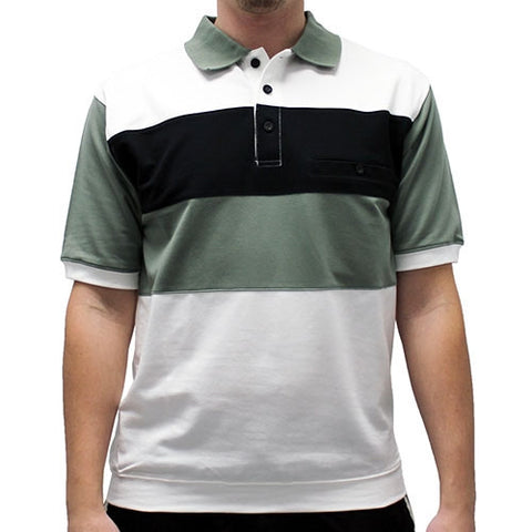 Safe Harbor Short Sleeve Banded Bottom Shirt 6190-112 Sage