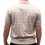 Safe Harbor French Terry Short Sleeve Banded Bottom Shirt 6190-115 Brown