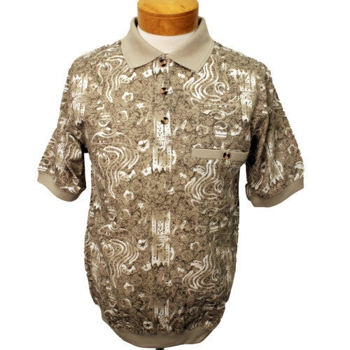 Safe Harbor Short Sleeve Banded Bottom Shirt - 6190-116 Natural
