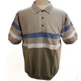 Safe Harbor Short Sleeve Banded Bottom Shirt 6190-118 Stone