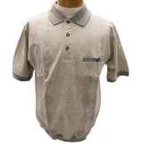 Safe Harbor Short Sleeve Banded Bottom Shirt 6190-124 Khaki