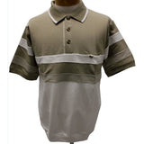 Safe Harbor Allover Short Sleeve Banded Bottom Shirt 6190-140