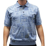 Safe Harbor Short Sleeve Banded Bottom Shirt 6190-144 Blue