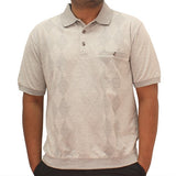 Safe Harbor Short Sleeve Banded Bottom Shirt 6190-146 Grey Heather