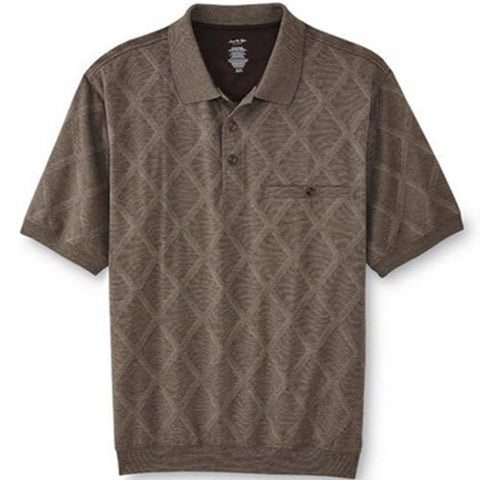 Safe Harbor Diamond Short Sleeve Banded Bottom Shirt - Bootstrap