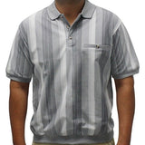 Safe Harbor Short Sleeve Banded Bottom Shirt 6190-156BT Grey Heater