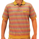 Safe Harbor Plaid Short Sleeve Banded Bottom Shirt 6191-363 Multi