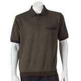 Classics By Palmland Short Sleeve Banded Bottom Shirt 6191-368 Black