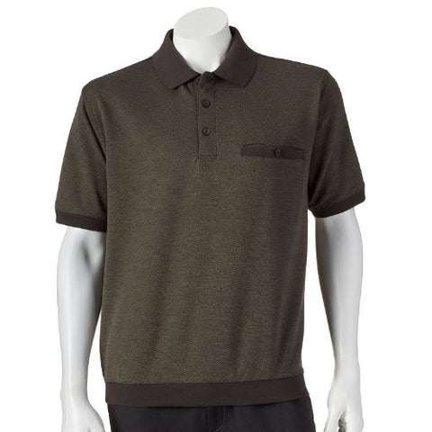 Classics By Palmland Short Sleeve Banded Bottom Shirt 6191-368 Black