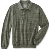 Classics By Palmland Allover Long Sleeve Banded Bottom 6198-124 Olive